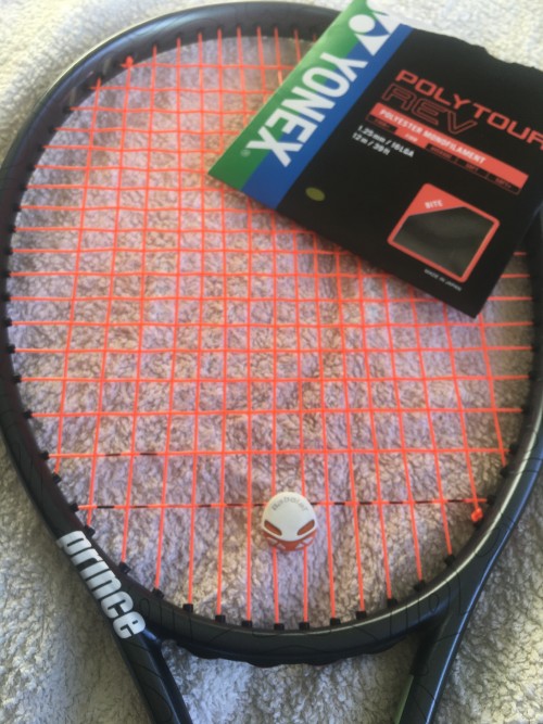 Yonex Poly Tour Rev 16L/1.25 Tennis String Reel (Bright Orange)